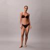 Calvin Klein Легкий и сексуальный кружевной бикини-треугольник с буквенным принтом для пресбиопии, женский цельный комплект
