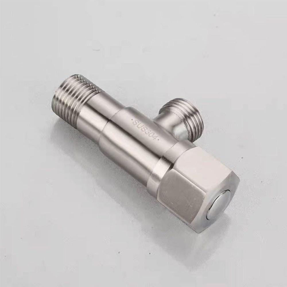 Quarter Turn Toilet Water Stop Valve Rust Proof Triangular Valve New Hot Cold Angle Valve Bathroom