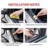 SEAMETAL Car Window Seal Strip Car Window Lift Sealing Strips Auto Rubber Side Window Filler V Shape Weatherstrip Noise Insulation Goods