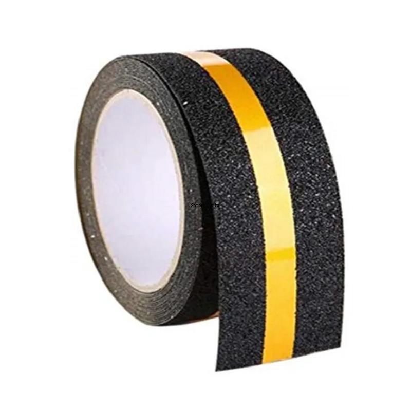 5CM*5M Anti Slip Traction Tape High Grip Adhesive Sticky Backed Safety Flooring Yellow Glow In Dark Stripe For Stairs Tread Step