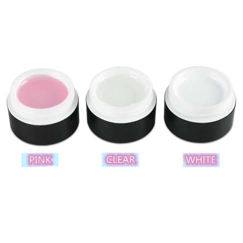 1 шт., гель для наращивания ногтей, наращивание ногтей, УФ-гель, кончики, клей для маникюра, 3 цвета