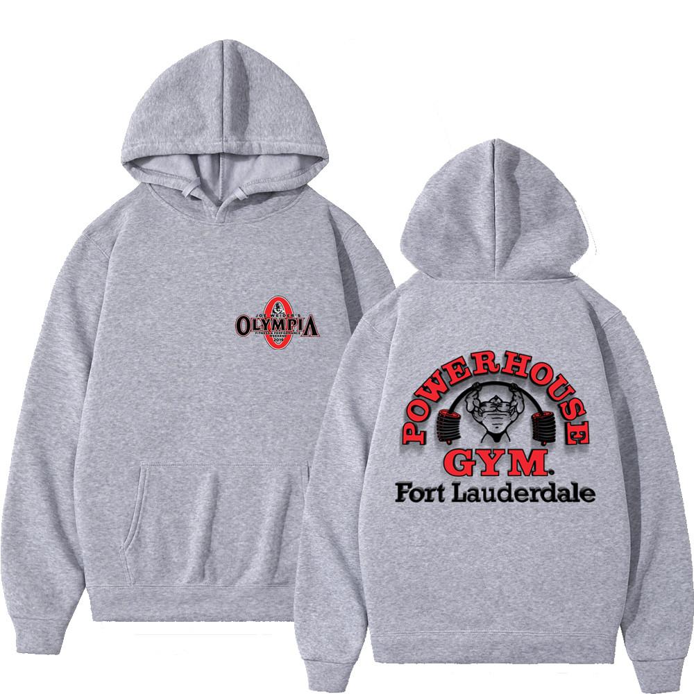Зимняя OLYMPIA Gym Women Men Hoodie Oversize Y2K Unisex Jogger Punk Sportswear Clothing Fashion Streetwear
