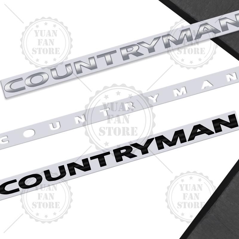 1 шт. Металлическая буква для Countryman Clubman MINI Cooper S 3D эмблема Наклейки на задний багажник автомобиля Буквенный значок Автоаксессуары Стайлинг