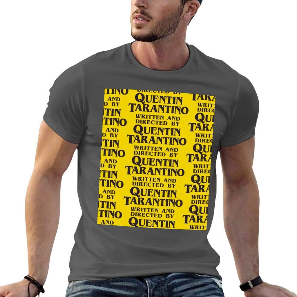 Written And Directed By Quentin Tarantino Tshirt Customizeds Shirts Graphic Tees Funny T Shirts Unisex