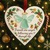 Friends Christmas Ornaments Christmas Tree Friends Pendants Decorations Keepsake Charm For Door Window Entryway Porch Winter