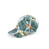 New simulated silk printing outdoor sun hat men's and women's casual outdoor baseball cap retro cap