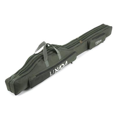 Lixada 150 см Чехол для удочки, Портативный чехол для удочки, Сумка для рыбалки, Сумка для хранения инструментов, Чехол для удилища, Сумка для снастей, Чехол для удочки