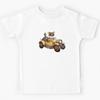 Dog Driving a Car Kids T-Shirt