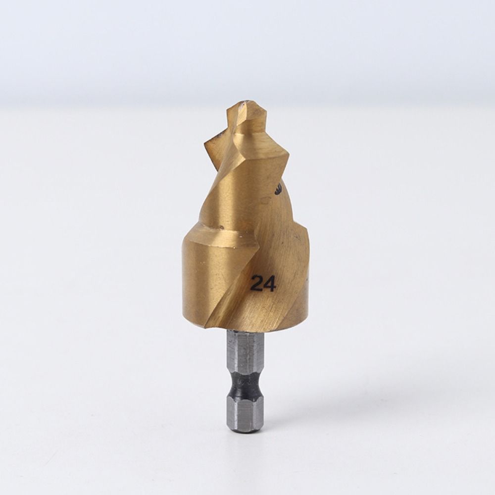 Water Pipe Connection Tool PPR Lifting Drill Bit Hexagon Shank Step Drill Hole Opener