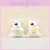 Cute Dog Plush Keychain Adorable Short Plush Stuffed Animal Bag Accessory