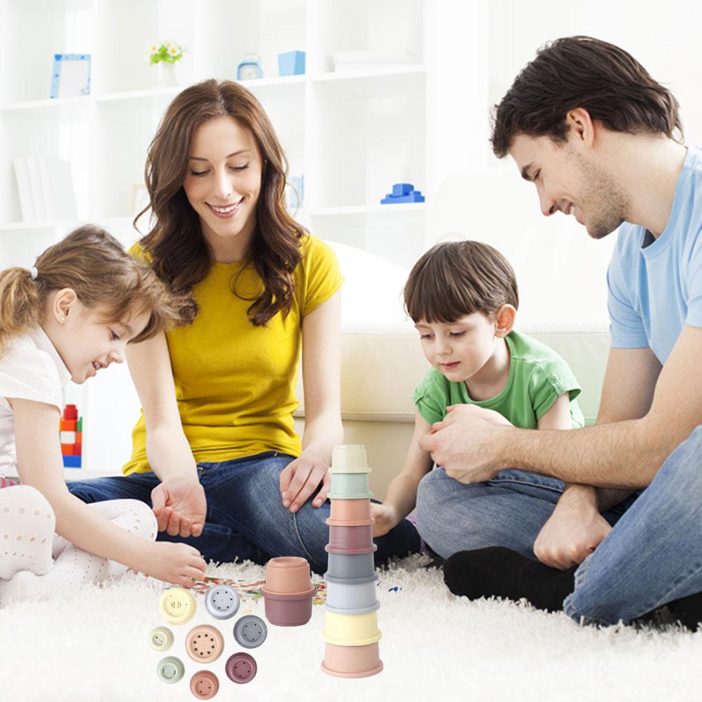 Hand-eye Coordination Educational Stacking Cups Baby Toy Stacking Cups Baby Toys Good Gifts
