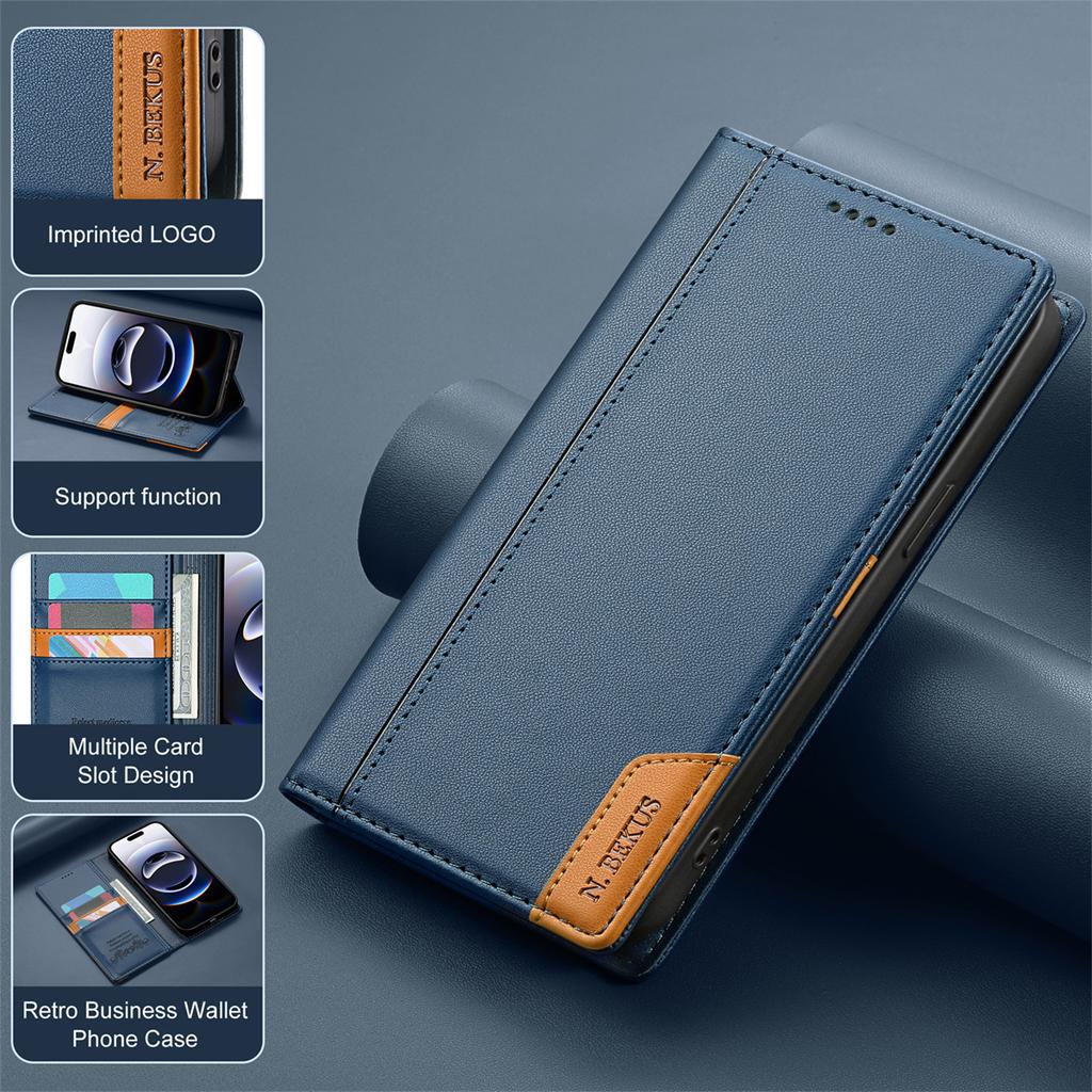 For iPhone 7/8/SE/X/XS/XR/11/12/13/14/15/16/17 All series.Wallet Phone Case Multifunctional Stand RFID Protection Fashion Faux Leather