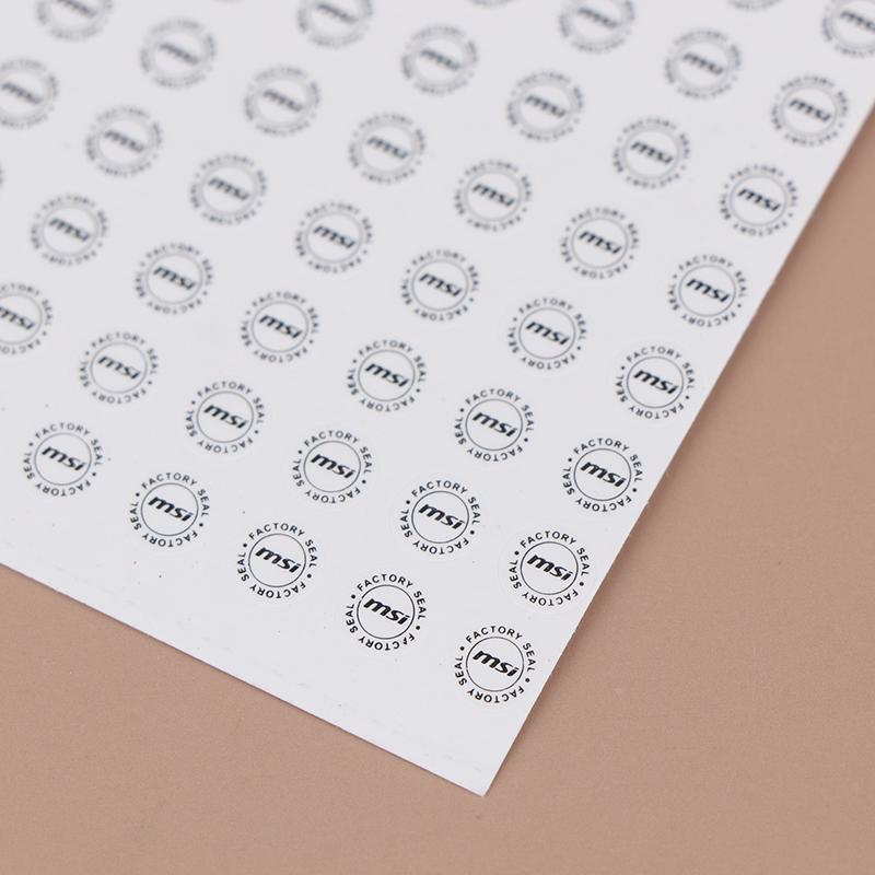 3 листа наклеек для защиты от вскрытия GPU - Гарантия аннулируется при удалении наклеек для пружинных винтов видеокарты и электроники