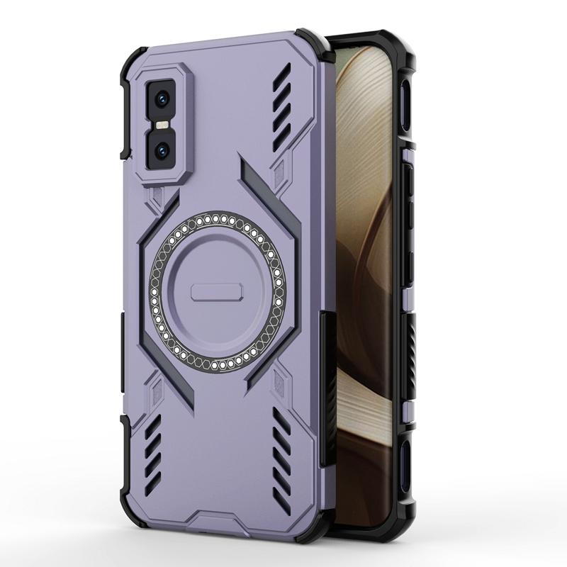 KEYSION Полый чехол с теплоотводом для Infinix GT 30 Pro 5G TPU+PC Магнитное охлаждение Ударопрочный чехол для телефона для Infinix GT 30