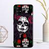 Mexican Skull Girl Tattooed Art Cover For Samsung Galaxy A13 A53 A11 A12 A32 A22 A52 A10S A41 A42 A33 A20E A30S A40 A21S Cases