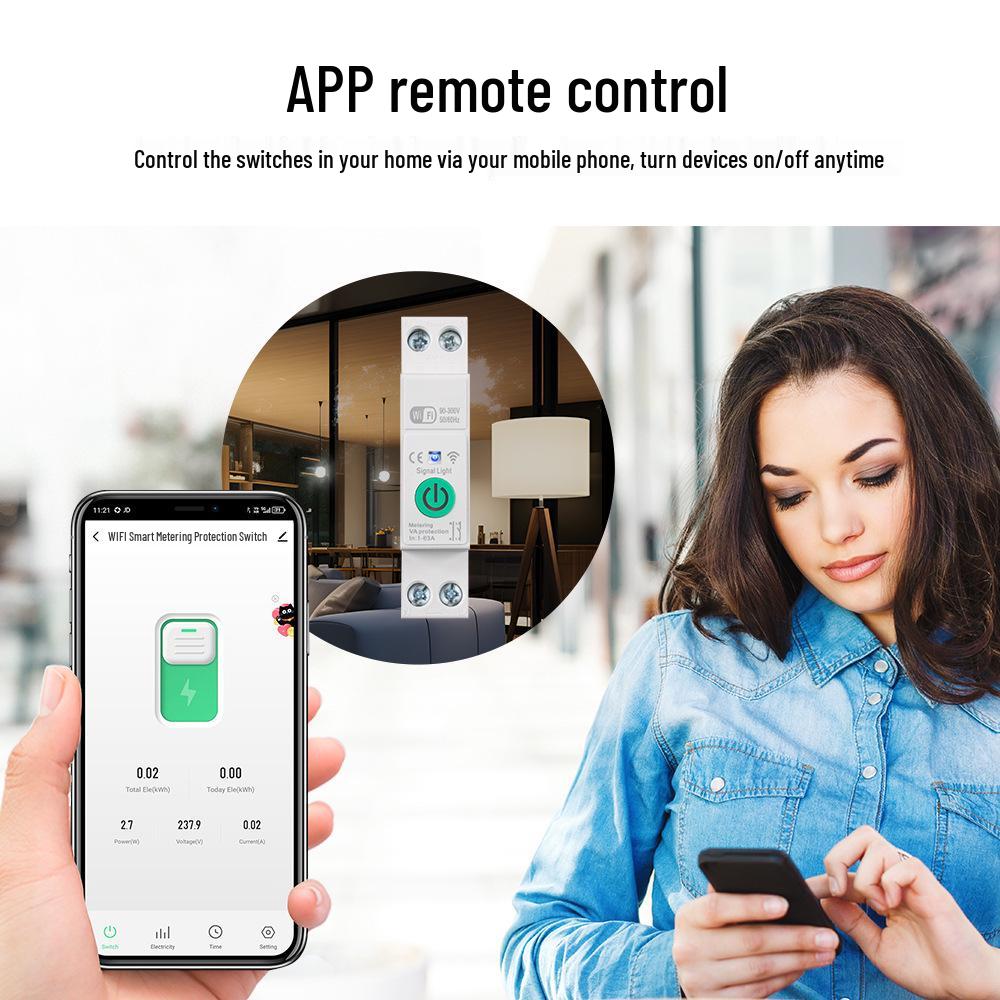 Tuya Smart WiFi Circuit Breaker with Remote & Voice Control
