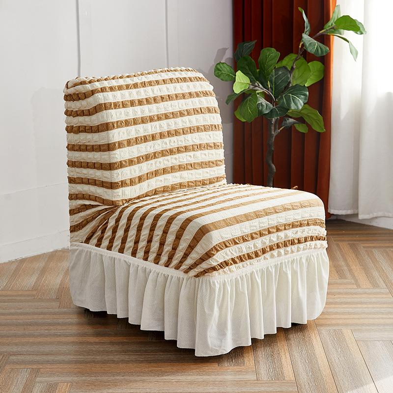 Elastic Cationic Thickened Fat Chair Cover Without Armrests Hotel Restaurant Coffee Shop Chair Chair Cover