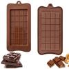 Силиконовые формы для шоколада своими руками, 24 решетки, вафельная форма, легко извлекаемая, устойчивая к высоким температурам, инструменты для выпечки