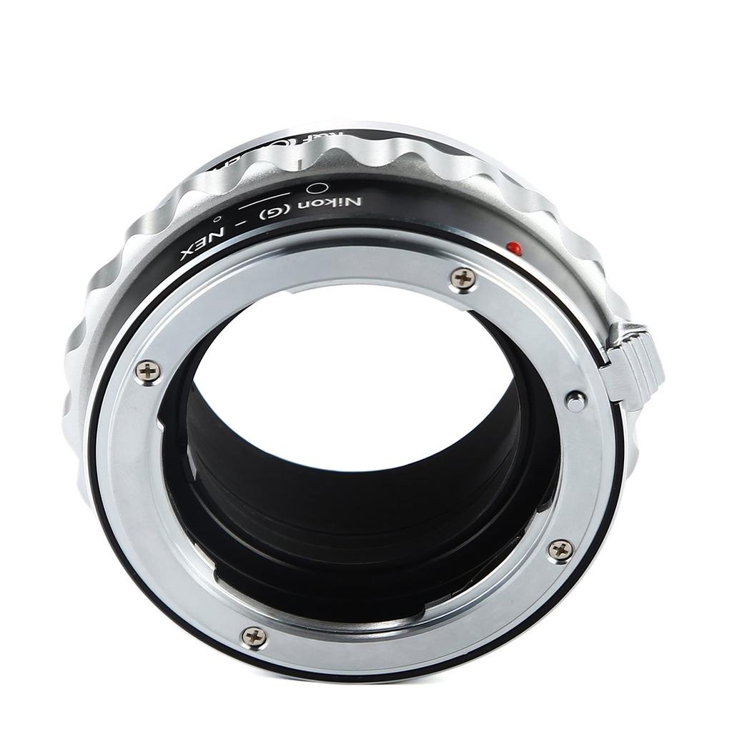 Concept Lens Mount Adapter F Mount Type Lens Sony E Mount with Aperture Ring K&F KF-NGE (Nikon (G Compatible) Conversion)