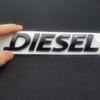1pc 3D ABS DIESEL Letters Logo Car Rear Trunk Sider Fender Emblem Badge Sticker for Diesel Powered Car