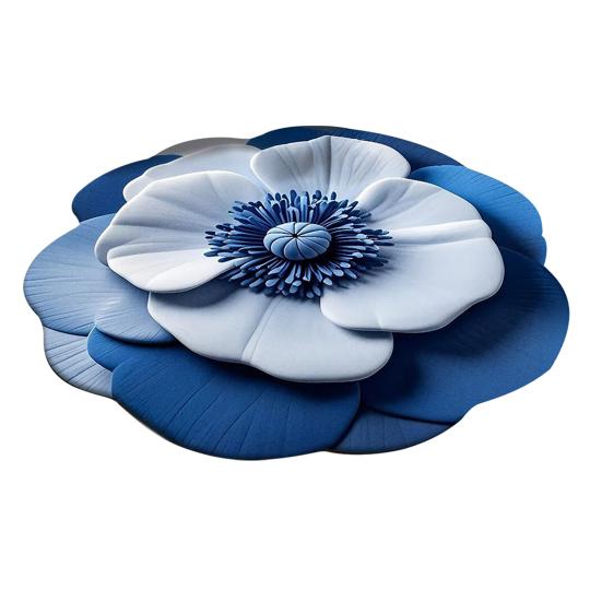 3D Цветочный коврик для пола Абсорбирующий коврик для ванной Реалистичный цветочный ковер с нескользящей основой для ванной комнаты, гостиной, спальни, прихожей