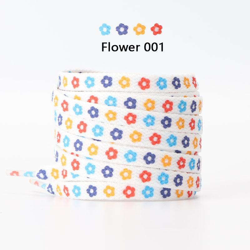 Плоские шнурки для кроссовок Шнурки для обуви с сердечками и любовью Цветы Маленькие ромашки Сакура Шнурки для обуви Высокие холщовые шнурки для обуви