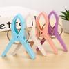 4Pcs Beach Towel Clips Plastic Quilt Pegs For Laundry Sunbed Lounger Clothes Pegs Home Bathroom Organization