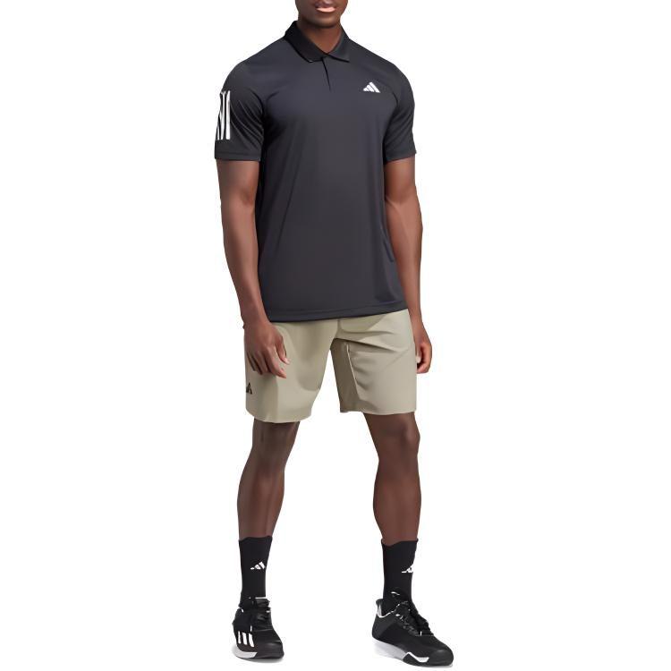 Adidas Free Shipping With AdiClub Club 3 Stripes Tennis Polo Shirt HS3269