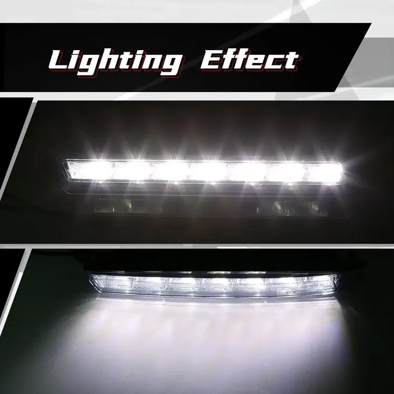 For Mercedes-Benz X164 GL320 GL350 GL450 GL550 ML63 X166 2007-2013 Pair Car Daytime Running Lamp Fog Light 1649060351 1649060451