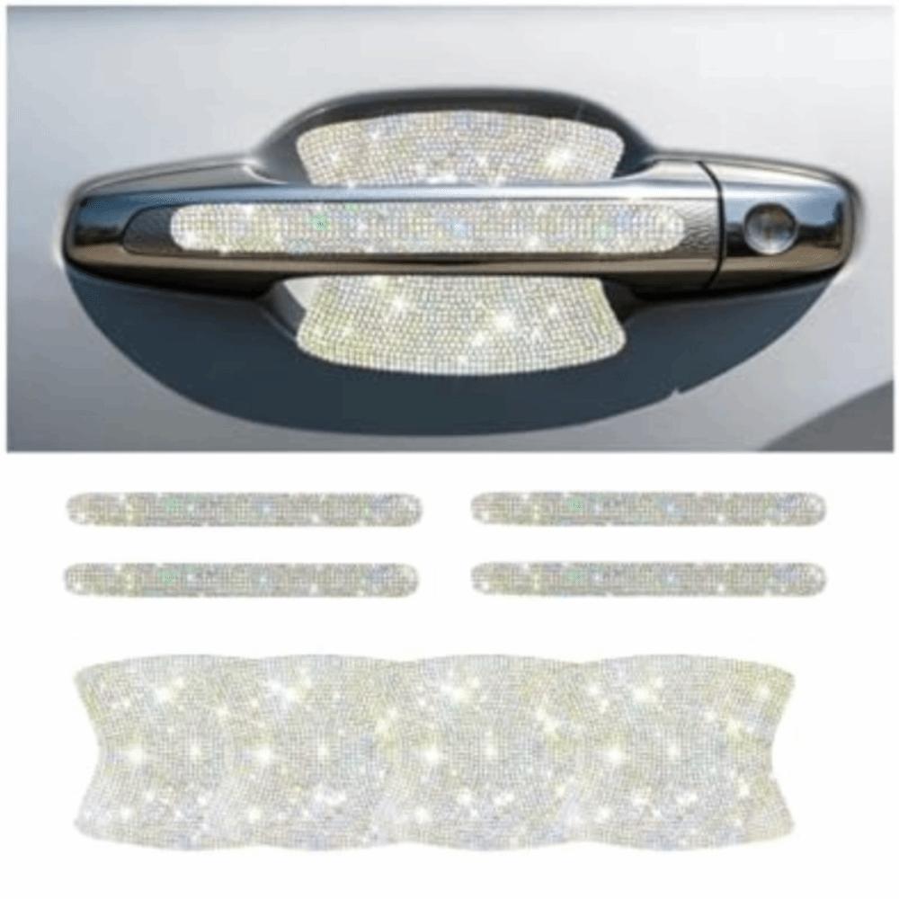 8PCS Set Vehicle Door Protector Bling Car Handle Decals Door Handle Protector For Vehicle Interior