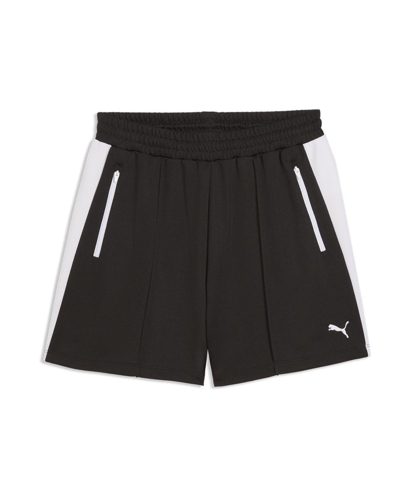 PUMA T7 Relaxed Pintuck Shorts 4 - Black / 634620-01