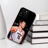 Чехол для телефона с баскетболистом Н-Николой Йокичем для iPhone 17,16,15,14,13,12,11 Plus,Pro Max,XS, Мягкий силиконовый черный чехол