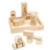 First Tsumiki: Baby-friendly and Eco-friendly Pine Blocks, Wooden Toys, Woody Puddy, for Ages 6 Months and Up