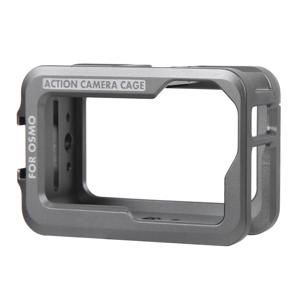 Aluminium Alloy Action Camera Protective Cage Vlog Extension Frame for DJI Osmo Action