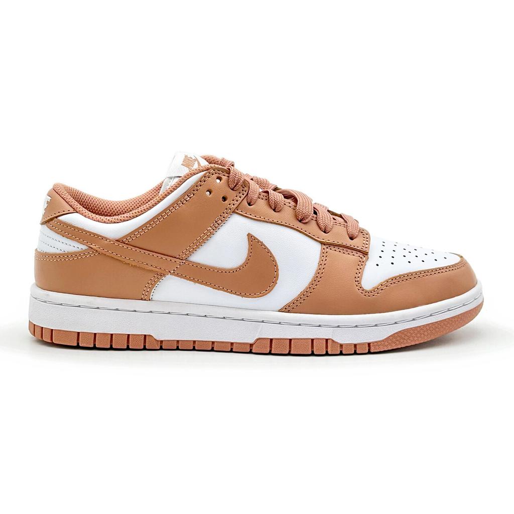 DD1503-118 Nike WMNS Dunk Low Rose Whisper Нежно-розовый Бежевый Белый Румяно-вишневый