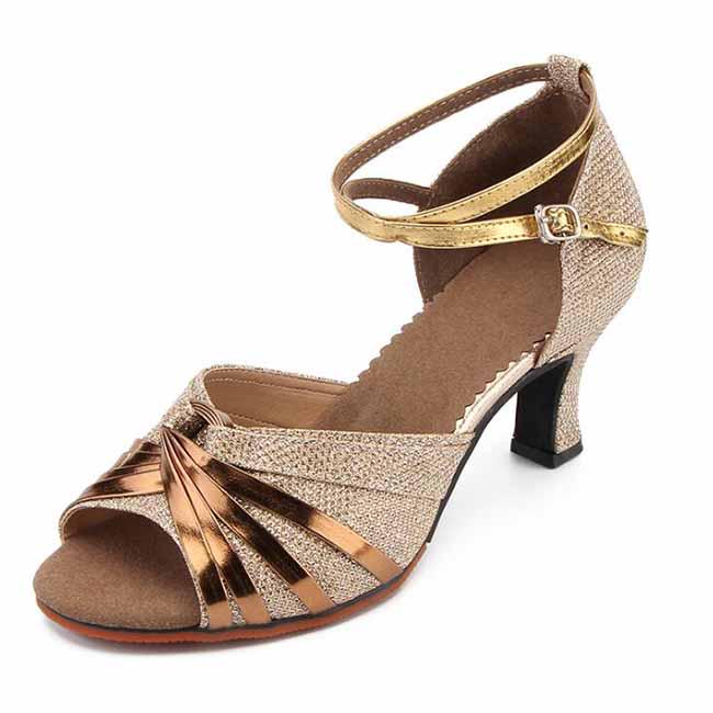 Женская блестящая обувь для профессиональных танцев