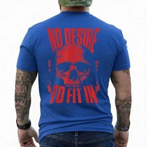 No Desire to fit in skull T-Shirt