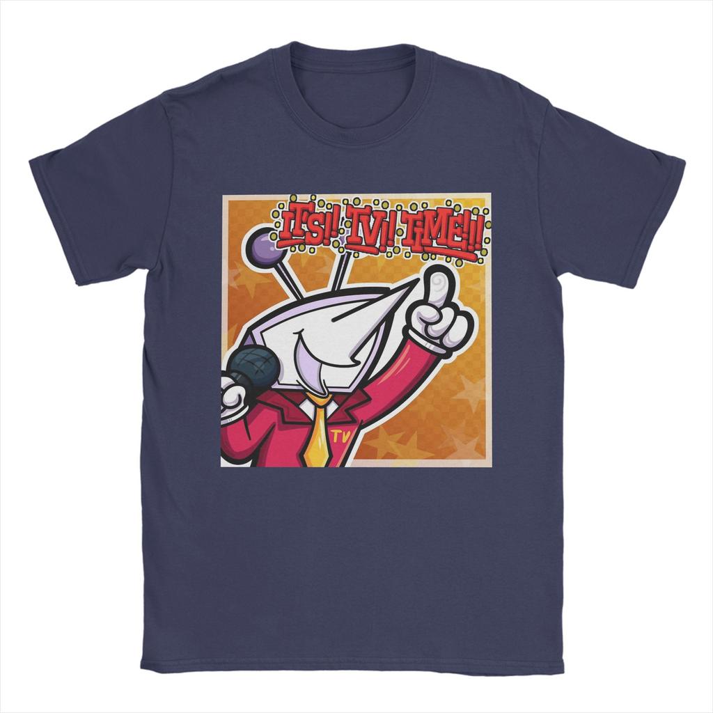 Men Deltarune Tenna It's TV Time T Shirt Cotton Clothes Novelty Short Sleeve O Neck Tee Shirt Printed T-Shirts