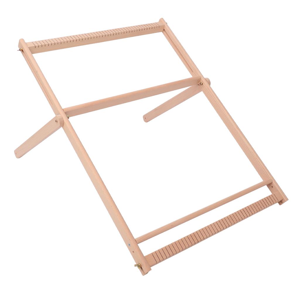 Гобеленовый ткацкий станок с регулируемой подставкой, простая сборка, деревянный ткацкий станок для начинающих детей