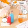 10/30/50/100Pcs Mini Liquor Bottles Set 1.7oz Plastic Spirit Bottles Silver/Gold Caps Bottles for Christmas Decorative Bottle