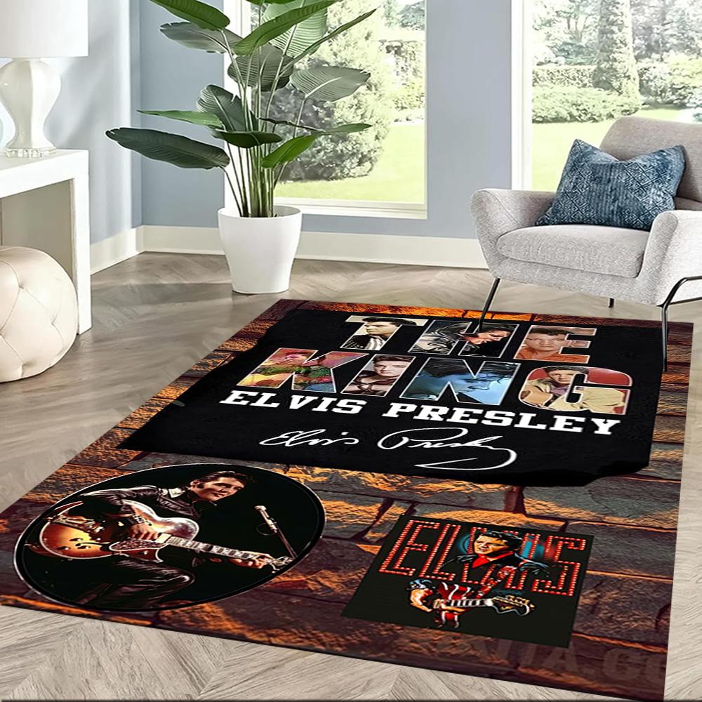 Elvis Carpet Perfect For Bedrooms Study Room Living Rooms Decorate Room Antislip Rug Anime Office Decor Spiritual Gift