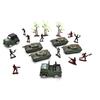 307 Pcs/Set 4cm Action Figures Army Play Miniature Figurines Military Model Playset Toy Soldier Army Men