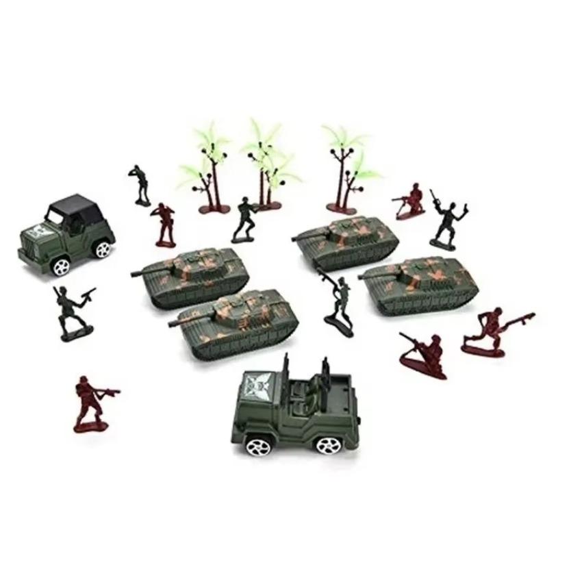 307 Pcs/Set 4cm Action Figures Army Play Miniature Figurines Military Model Playset Toy Soldier Army Men