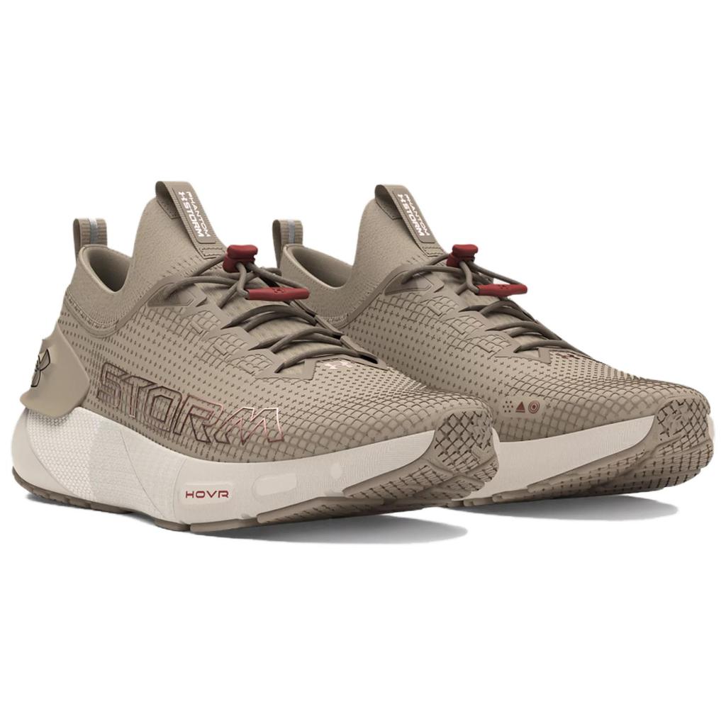 Under Armour HOVR Phantom 3 SE Storm - Timberwolf Taupe Унисекс Кроссовки Коричневый Summit-White Металлик-Киноварно-Красный 3026610-200