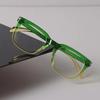 Minimalist Luxury Transparent Glasses Cool Square Frame Eyeglass Women Men Cool Clear Lens Frame Glasses