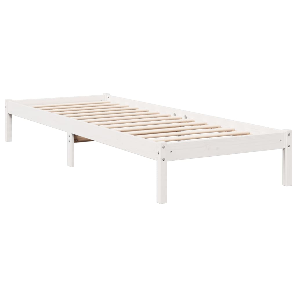 Vidaxl Dłuższe Łóżko Bez Materaca, 80X220 Cm, Lite Drewno Sosnowe