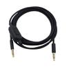 Headset 3.5 Mm Audio Mute Play Gaming Universal Powerful Line 2m Length Rope Headphone Cable Earphones Accessory