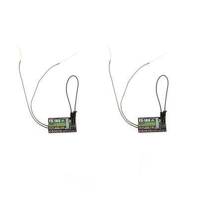 2 шт. 2,4G Flysky FS-iA6 6-канальный приемник дистанционного управления с двойной антенной