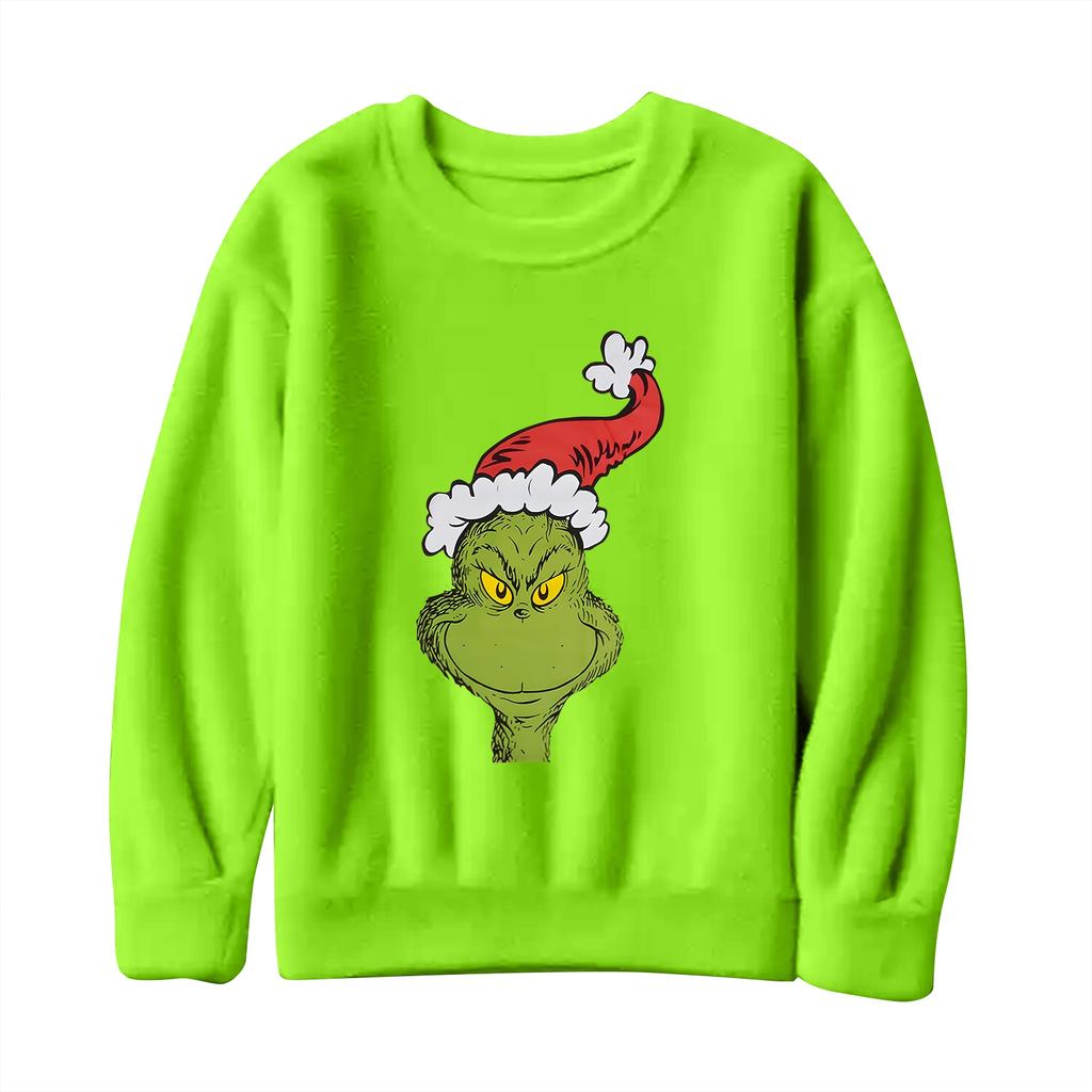 Женский рождественский флисовый свитшот с принтом