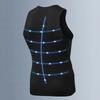 Muscleguys Мужская спортивная облегающая тренировочная майка Мужская фитнес-баскетбольная футбольная беговая быстросохнущая дышащая высокоэластичная без рукавов